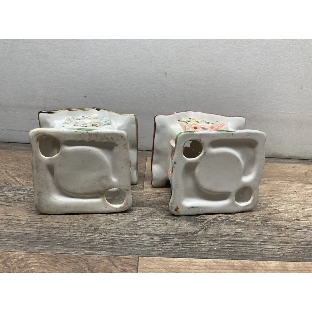 Cottage‎ House Tealight Candleholders Set of 2 International Silver Co 4.5